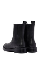 Woman Siyah Leather Chelsea Bot | Derimod Woman Siyah Leather Chelsea Bot | Derimod