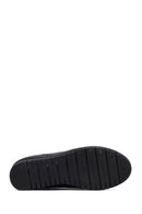Woman Black Zippered Leather Comfort Boots | Derimod Woman Black Zippered Leather Comfort Boots | Derimod