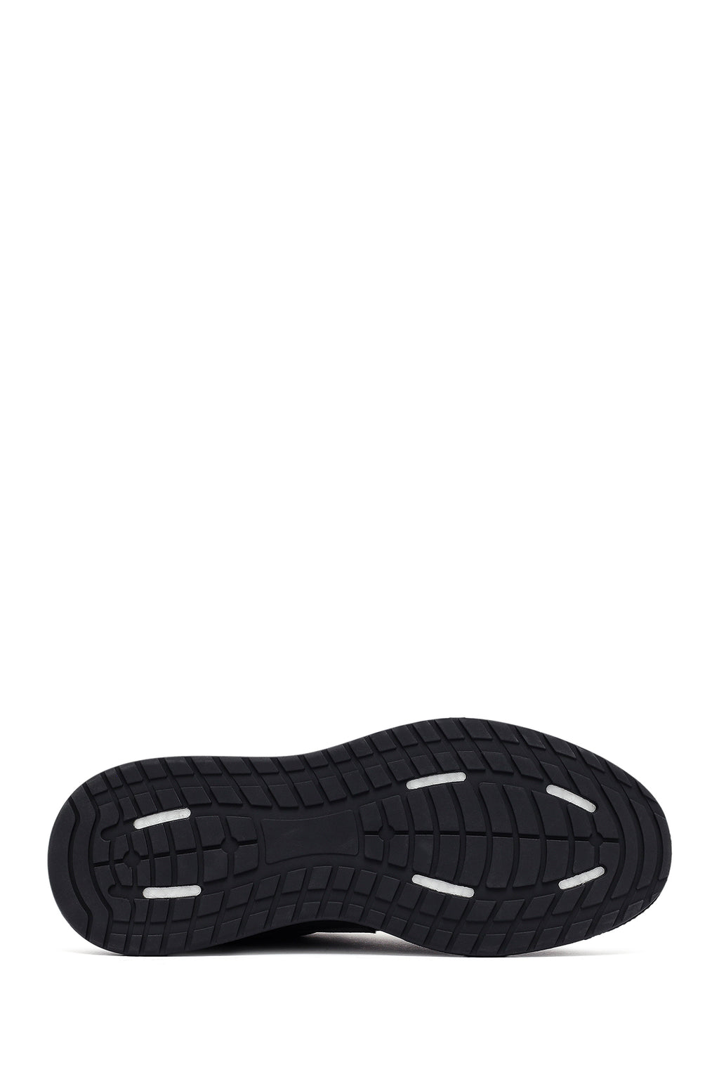 Erkek Gri Bağcıklı Kalın Tabanlı Nubuk Deri Sneaker
