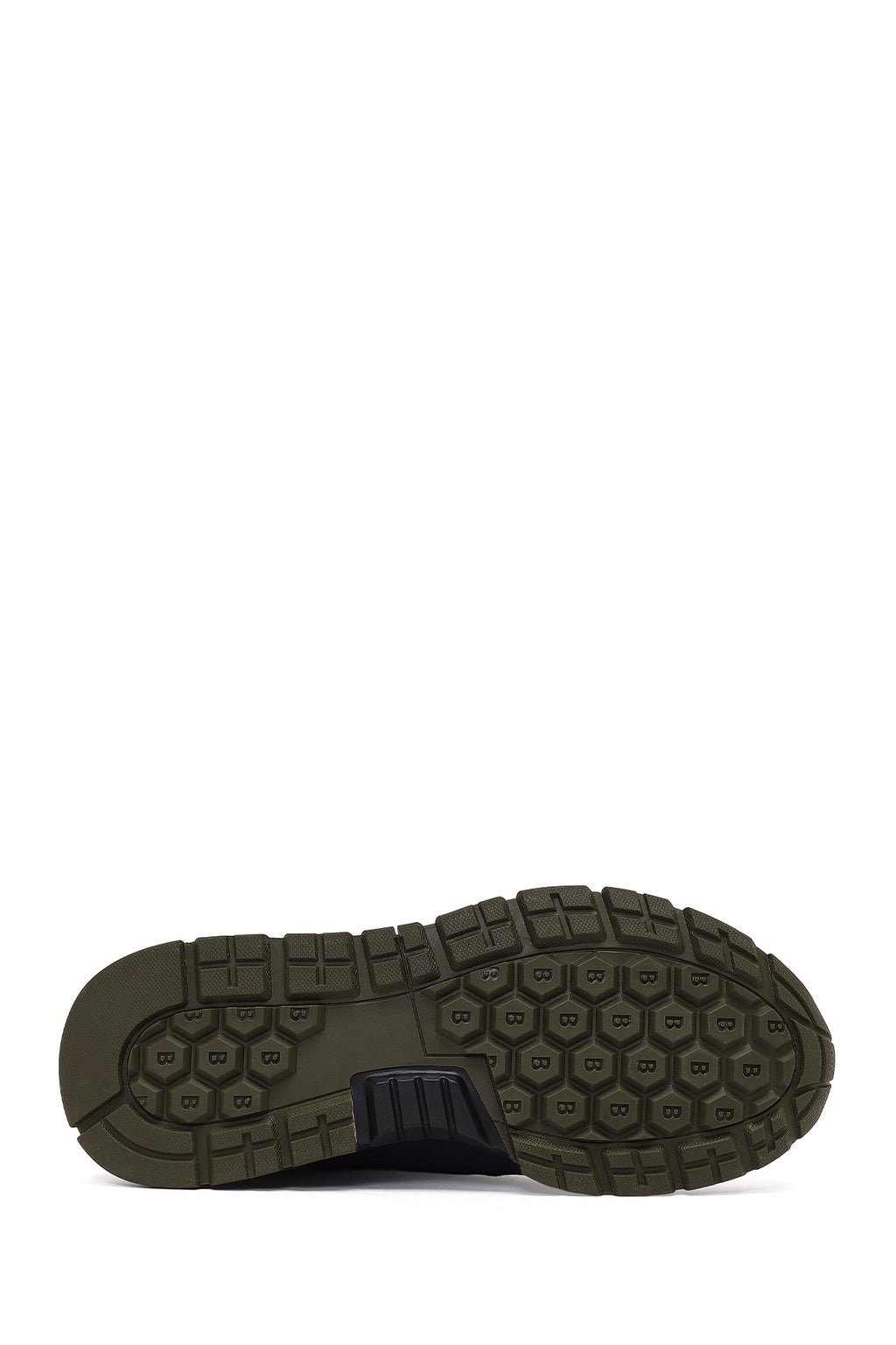 Erkek Yeşil Bağcıklı Deri Sneaker