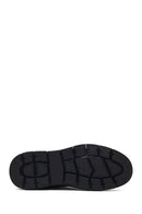 Men's Black Lace-Up Thick-Soled Leather Casual Sneaker | Derimod Men's Black Lace-Up Thick-Soled Leather Casual Sneaker | Derimod