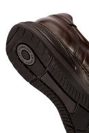Erkek Kahverengi Bağcıklı Deri Casual Sneaker | Derimod Erkek Kahverengi Bağcıklı Deri Casual Sneaker | Derimod