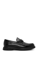 Erkek Siyah Tokalı Deri Casual Loafer | Derimod Erkek Siyah Tokalı Deri Casual Loafer | Derimod