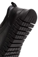 Erkek Siyah Bağcıklı Deri Casual Sneaker | Derimod Erkek Siyah Bağcıklı Deri Casual Sneaker | Derimod