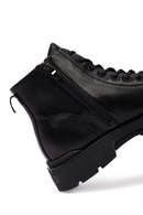 Men's Black Zippered Leather Casual Boot | Derimod Men's Black Zippered Leather Casual Boot | Derimod