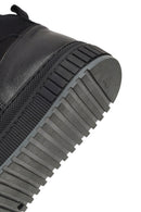 Men's Black Lace-up Nubuck Leather Sports Boots | Derimod Men's Black Lace-up Nubuck Leather Sports Boots | Derimod