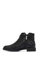 Woman Black Zippered Buckled Boots | Derimod Woman Black Zippered Buckled Boots | Derimod