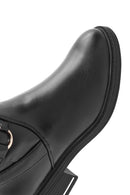 Woman Black Zippered Buckle Detailed Boots | Derimod Woman Black Zippered Buckle Detailed Boots | Derimod