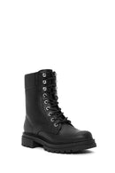 Women's Black Zippered Boots | Derimod Women's Black Zippered Boots | Derimod