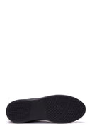 Men's Black Leather Sneaker | Derimod Men's Black Leather Sneaker | Derimod