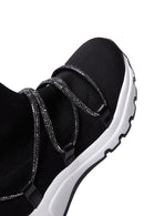 Kadın Siyah Taşlı Bilekli Sneaker | Derimod Kadın Siyah Taşlı Bilekli Sneaker | Derimod