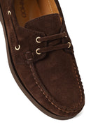 Woman Brown Lace-Up Suede Casual Shoes | Derimod Woman Brown Lace-Up Suede Casual Shoes | Derimod