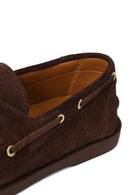 Woman Brown Lace-Up Suede Casual Shoes | Derimod Woman Brown Lace-Up Suede Casual Shoes | Derimod