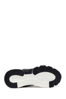 Woman Black Lace-Up Chunky Sneaker | Derimod Woman Black Lace-Up Chunky Sneaker | Derimod