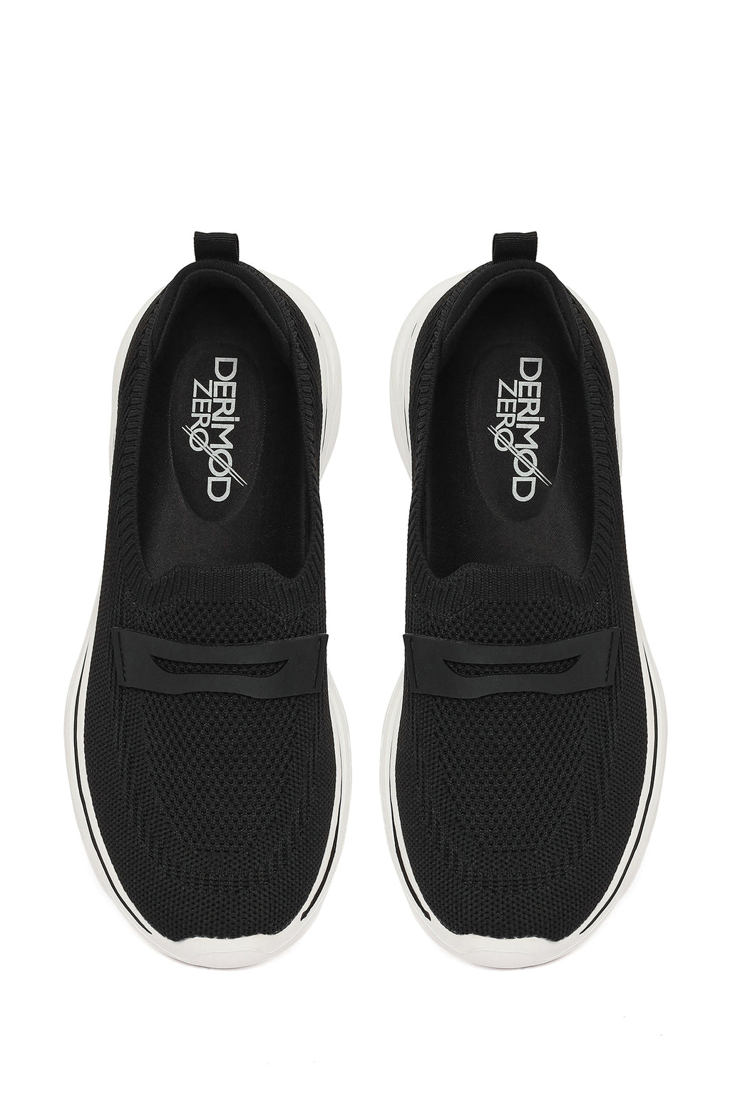 Derimod Zero Kadın Siyah Kumaş Loafer