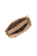 Woman Beige Long-Strap Crossbody Bag | Derimod Woman Beige Long-Strap Crossbody Bag | Derimod