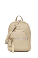 Women's Cream Classic Backpack | Derimod Women's Cream Classic Backpack | Derimod