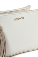 Woman Cream Charmed Crossbody Bag | Derimod Woman Cream Charmed Crossbody Bag | Derimod