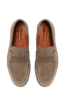 Erkek Bej Süet Deri Loafer | Derimod Erkek Bej Süet Deri Loafer | Derimod