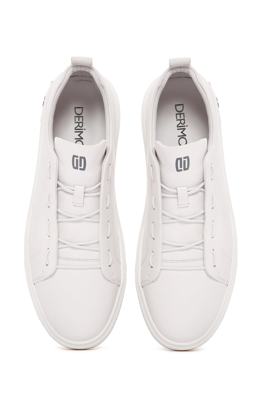 Erkek Beyaz Deri Sneaker