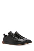 Erkek Siyah Deri Sneaker | Derimod Erkek Siyah Deri Sneaker | Derimod