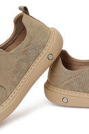 Derimod Zero Erkek Bej Bağcıklı Kumaş Sneaker | Derimod Derimod Zero Erkek Bej Bağcıklı Kumaş Sneaker | Derimod
