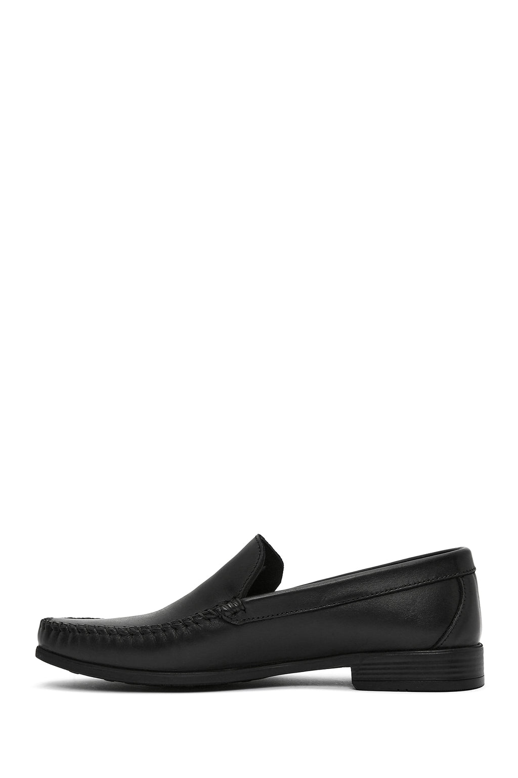 Erkek Siyah Deri Loafer