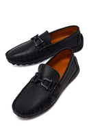 Erkek Siyah Tokalı Deri Loafer | Derimod Erkek Siyah Tokalı Deri Loafer | Derimod