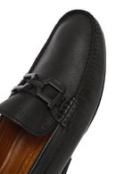 Erkek Siyah Tokalı Deri Loafer | Derimod Erkek Siyah Tokalı Deri Loafer | Derimod