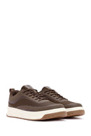 ACBC x Derimod Men's Brown Lace-Up Sneakers | Derimod ACBC x Derimod Men's Brown Lace-Up Sneakers | Derimod