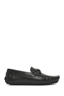 Men's Black Buckled Leather Loafer | Derimod Men's Black Buckled Leather Loafer | Derimod