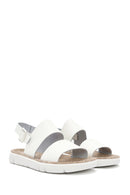Camper Women's White Oruga Sandals | Derimod Camper Women's White Oruga Sandals | Derimod