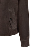 Sandiego Woman Brown Oversize Suede Jacket | Derimod Sandiego Woman Brown Oversize Suede Jacket | Derimod