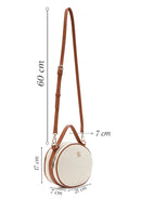 Women Beige Fabric Casual Crossbody Bag | Derimod Women Beige Fabric Casual Crossbody Bag | Derimod