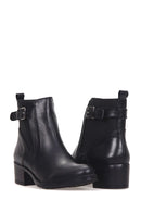 Women's Belted Leather Boots | Derimod Women's Belted Leather Boots | Derimod