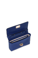 Geox Women's Navy Blue Liliane Long Strap Leather Crossbody Bag | Derimod Geox Women's Navy Blue Liliane Long Strap Leather Crossbody Bag | Derimod