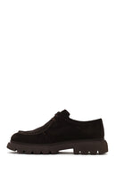 Male Brown Lace-Up Thick-Soled Suede Casual Shoes | Derimod Male Brown Lace-Up Thick-Soled Suede Casual Shoes | Derimod