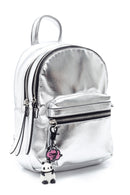 Women's Backpack with Metallic Accessory Detail | Derimod Women's Backpack with Metallic Accessory Detail | Derimod