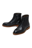 Men's Leather Zippered Boots | Derimod Men's Leather Zippered Boots | Derimod