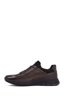 Erkek Kahverengi Bağcıklı Deri Casual Sneaker | Derimod Erkek Kahverengi Bağcıklı Deri Casual Sneaker | Derimod