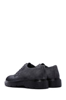 Men's Gray Suede Leather Casual Shoes | Derimod Men's Gray Suede Leather Casual Shoes | Derimod