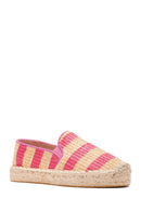 Women's Pink Straw Espadrilles | Derimod Women's Pink Straw Espadrilles | Derimod
