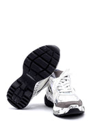 Women's Patterned Leather Sneaker | Derimod Women's Patterned Leather Sneaker | Derimod