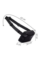 D-Pack Men's Black Waist Bag | Derimod D-Pack Men's Black Waist Bag | Derimod