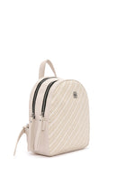Women's Cream Straw Backpack | Derimod Women's Cream Straw Backpack | Derimod