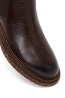 Male Brown Leather Casual Chelsea Boots | Derimod Male Brown Leather Casual Chelsea Boots | Derimod