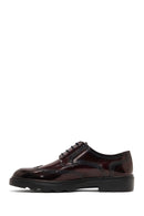 Men's Burgundy Thick Sole Leather Casual Shoes | Derimod Men's Burgundy Thick Sole Leather Casual Shoes | Derimod