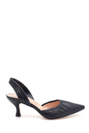 Women's Leather Heeled Sandals | Derimod Women's Leather Heeled Sandals | Derimod