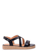 Women's Cork Sole Sandals | Derimod Women's Cork Sole Sandals | Derimod
