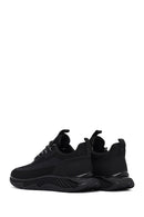 Derimod Zero Male Black Thick-Soled Lace-Up Fabric Sneaker | Derimod Derimod Zero Male Black Thick-Soled Lace-Up Fabric Sneaker | Derimod
